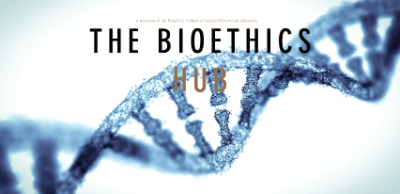 A Screen shot of the Bioethicshub.org homepage